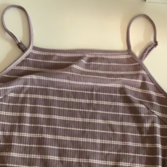 Say What Purple Striped Dress Size Small Preloved - Picture 2 of 7